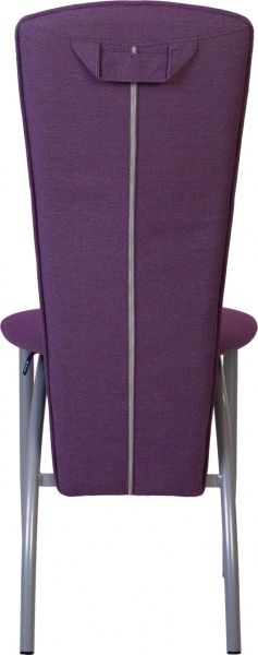Стілець обідній Nowy Styl ALICE ALU (BOX-4) (CH) GD-59 фіолетовий/алюміній