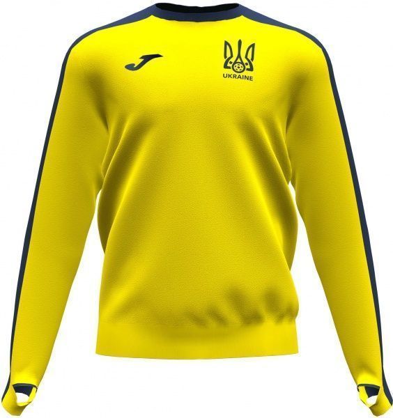 Джемпер форми збірної України 2021 Joma FED. FUTBOL UCRANIA SWEATSHIRT AT102363A907 р. L жовтий