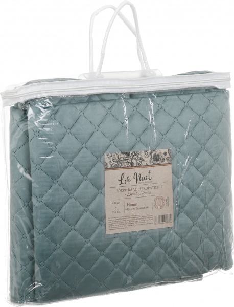 Покривало Verona 160x220 см La Nuit бірюзовий 