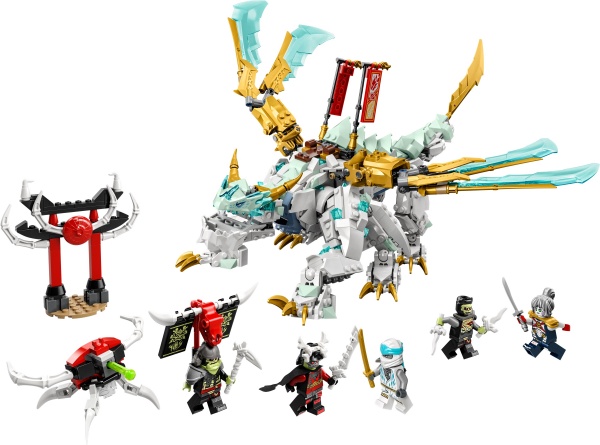 Конструктор LEGO NINJAGO Істота Крижаний Дракон Зейна 71786