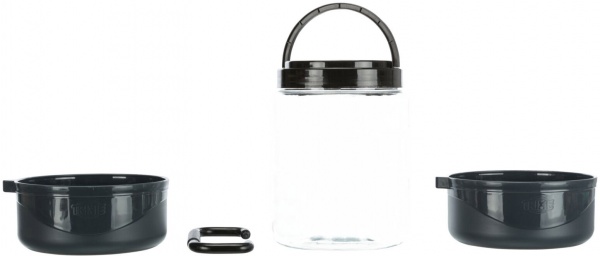 Набор дорожный Trixie контейнер для еды 2 л и 2 миски 0,75 л 2491