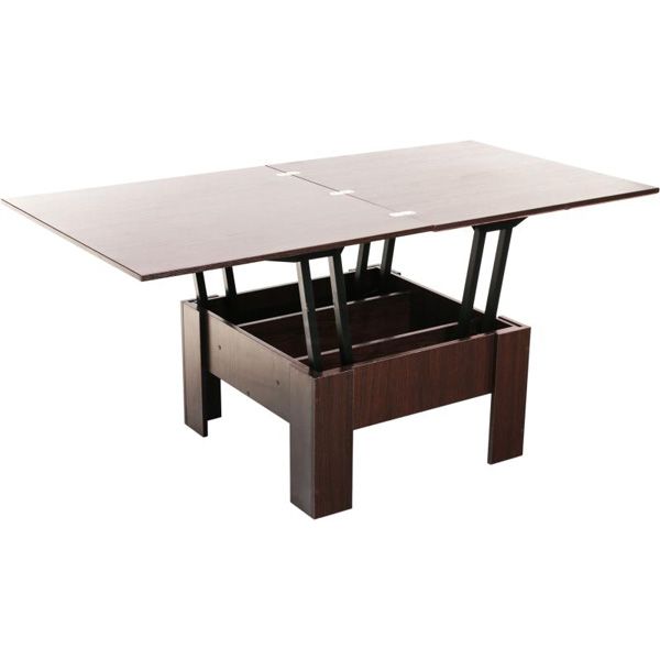 Стол-трансформер 820х820/820х1620 мм венге магия