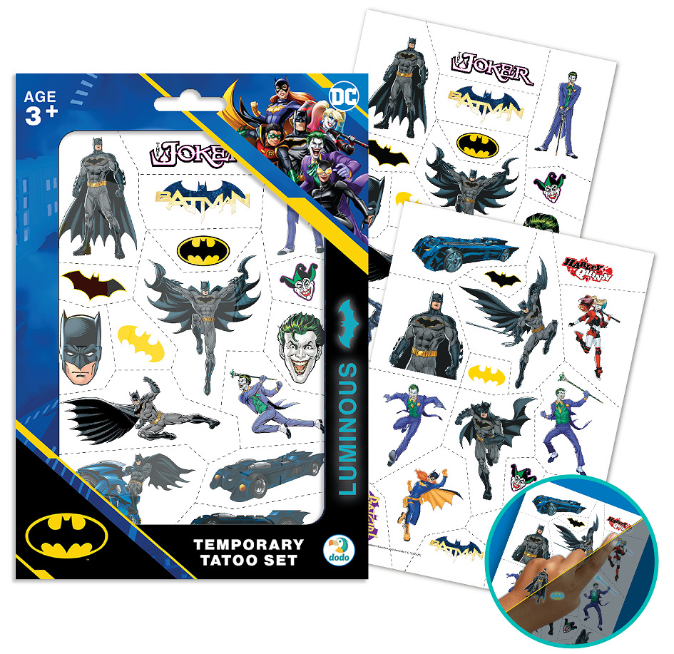 Набір наклейок-татуювань DoDo Batman. Герої Готем Сіті 200548