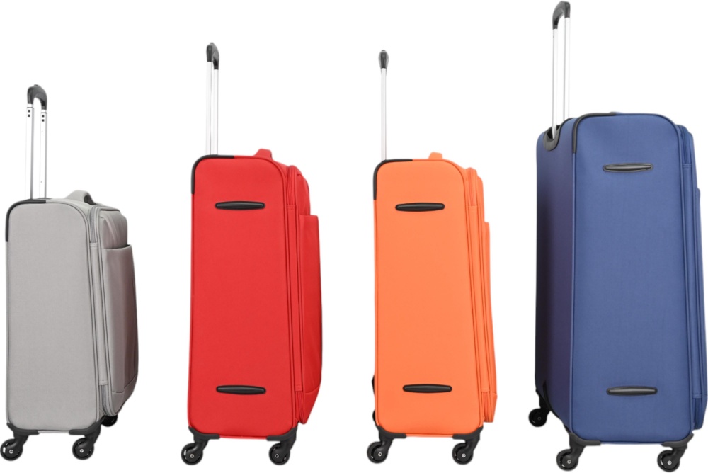 Чемодан Compass MS-2501 35 л красный 56x38x20 см S