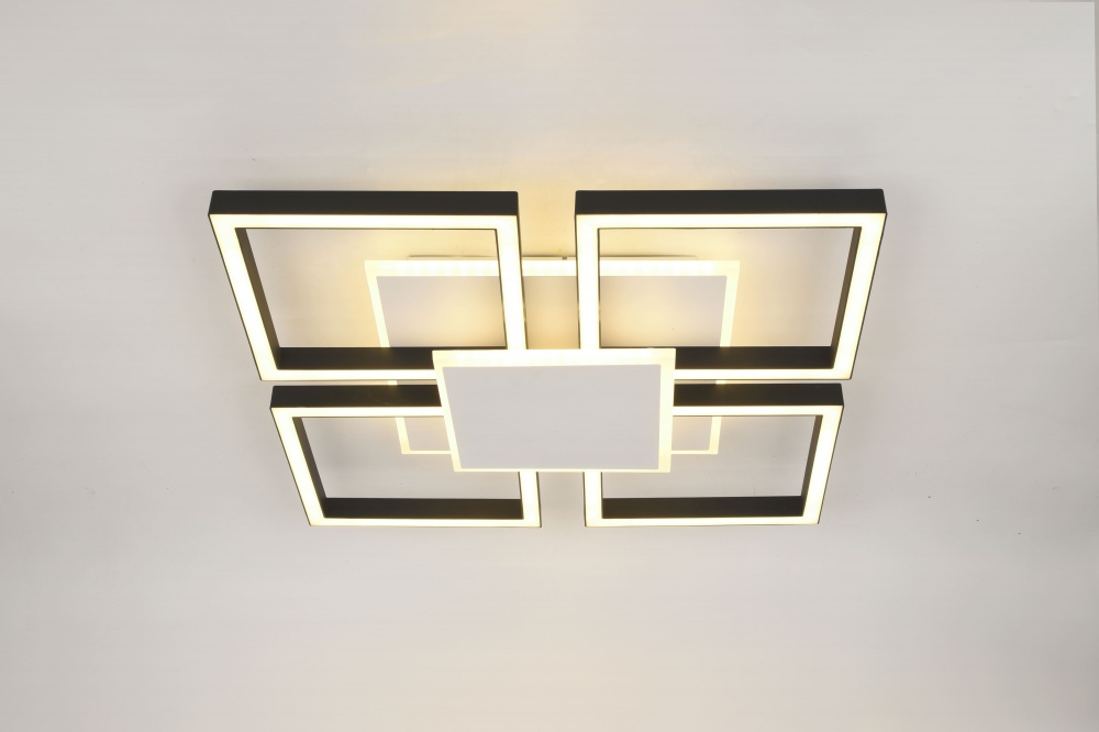 Люстра стельова Sensio LED ALBOX S510 11600Lm 3000-6000K 106 Вт білий/чорний