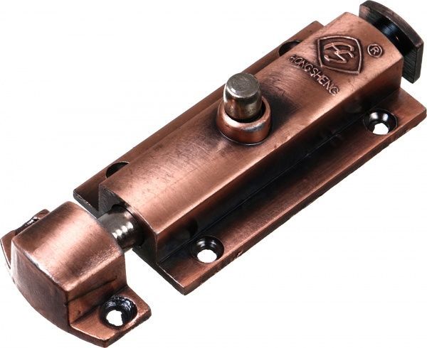 Шпингалет малый 60206 коричневый 165 мм