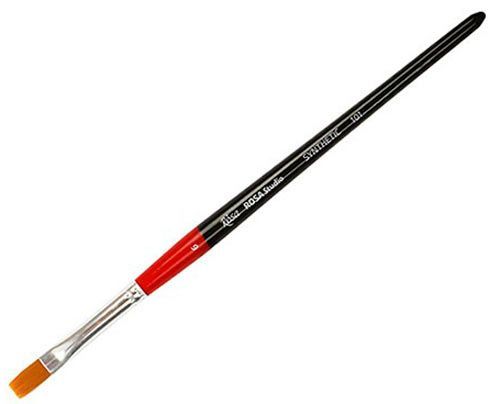 Кисть плоская синтетика удлиненная Milk 1108F № 4 Kolos 