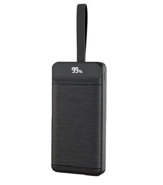 Повербанк Xo 3-Input PD20W + QC22.5W with light 30000 mAh black (PR156)