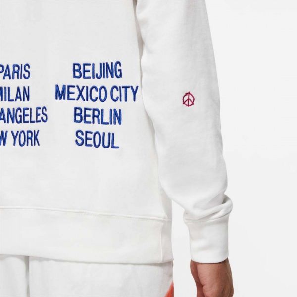 Джемпер Nike M NSW FT CRW WTOUR DD0882-100 р. XL білий