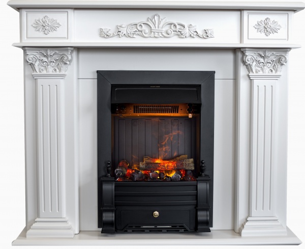 Камінокомплект ASTRA FLAME Сатурн White + Прометей