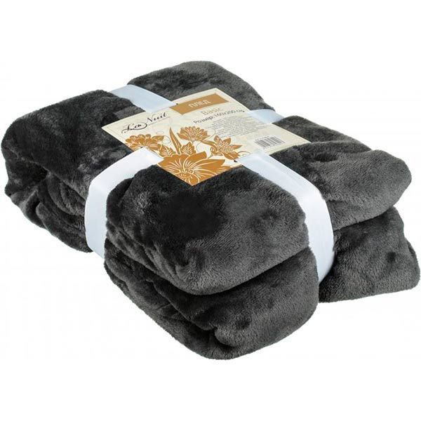 Плед La Nuit Basic dark grey 160x200 см