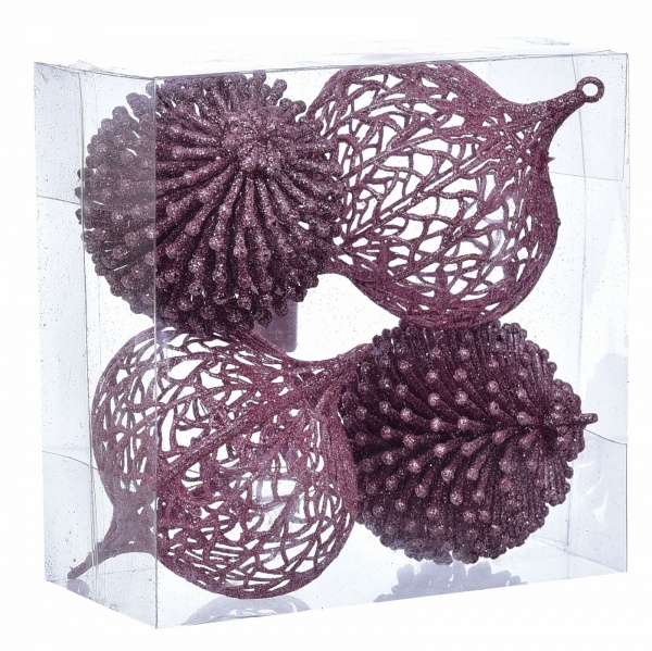 Набор шариков лиловых B-893269 d100 мм 4 шт./уп. 