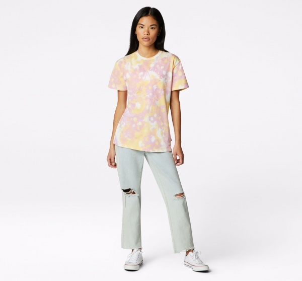 Футболка Converse All Over Print Relaxed Tee 10023208-A02 р.M рожевий
