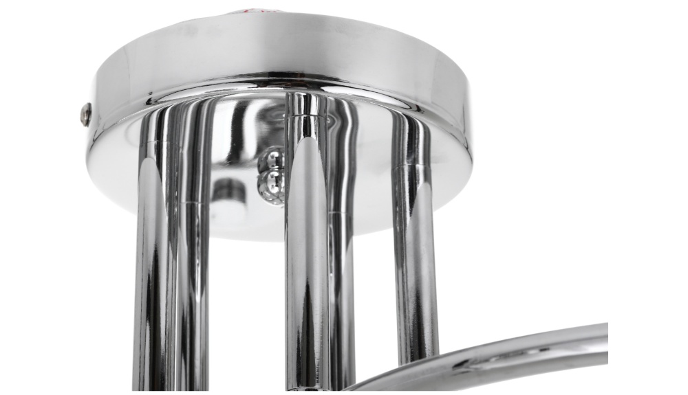 Люстра потолочная Sensio Circinus 5x40 Вт E27 хром/белый ALG-07561/5