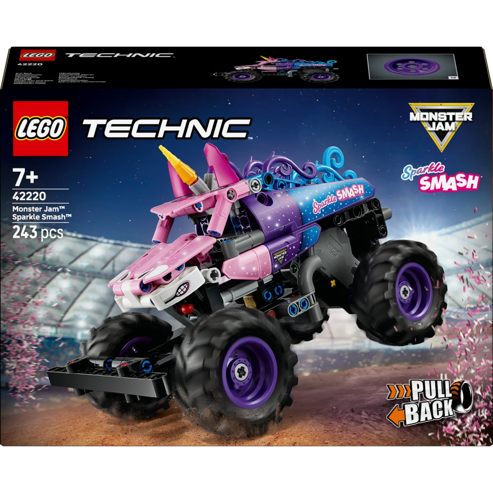 Конструктор LEGO Technic Monster Jam™ Sparkle Smash™ с функцией Pull-Back 42220