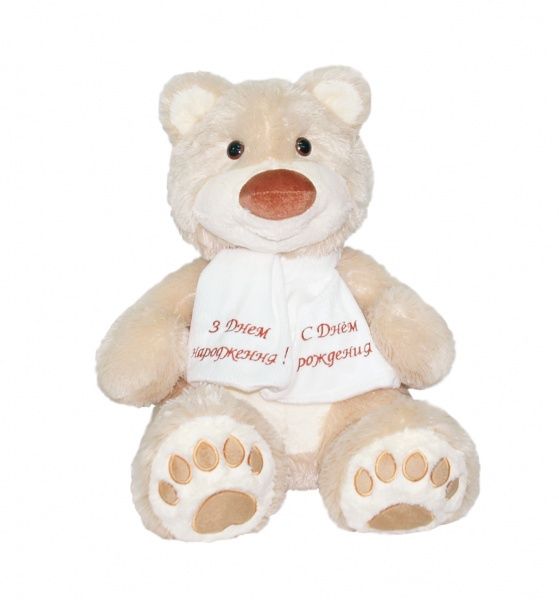 Мягкая игрушка Тигрес Мишка Мемедик бежевый 30 см