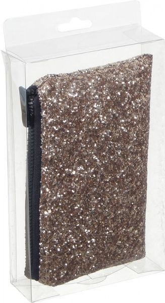 Косметичка 11х18 см золотистый 