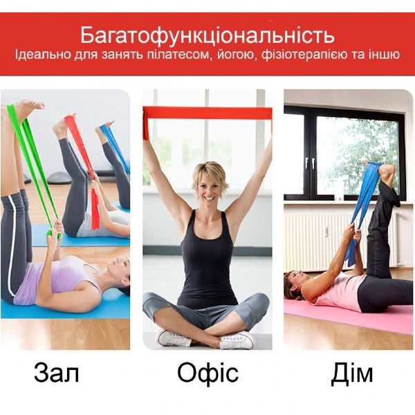 Стрічка-еспандер PowerPlay PP-4112 11 кг червона