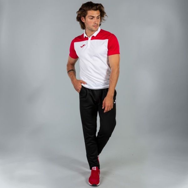Поло Joma POLO SHIRT HOBBY II WHITE-RED S/S 101371.206 5XS білий