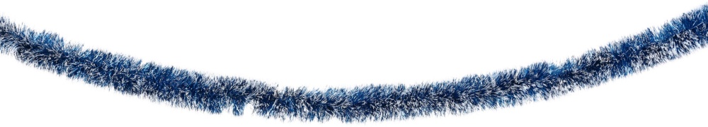 Дождик новогодний элит 10 3 м синий с белым