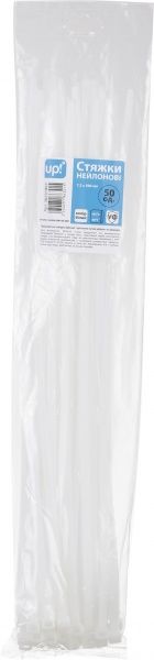 Стяжка кабельная Другое 7.2x500 мм 50 шт. белый