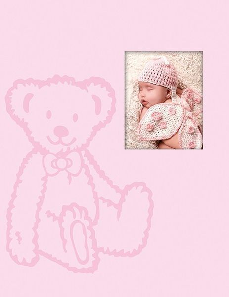 Альбом UFO 10x15x200 PP-46200 Baby pink bear — фото 1