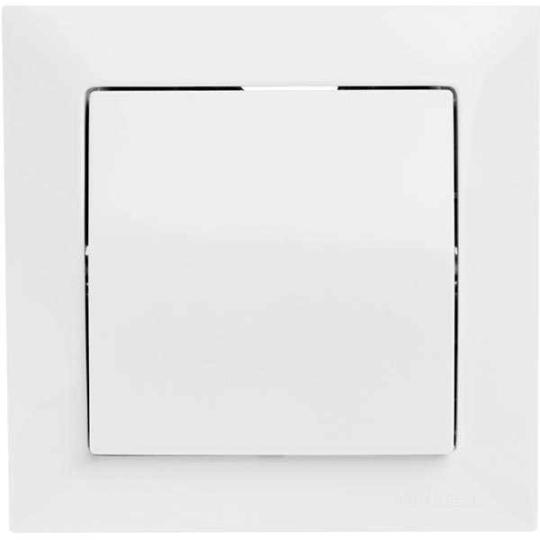 Выключатель одинарный Mutlusan Candela белый