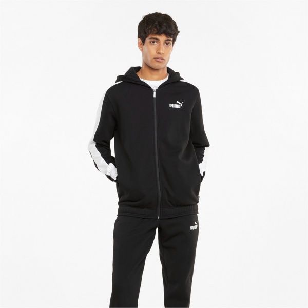 Спортивний костюм Puma Hooded Sweat Suit 84584701 р. XS чорний