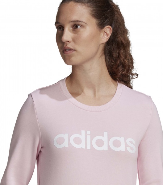 Світшот Adidas W LIN FT SWT GL0721 р. XL рожевий
