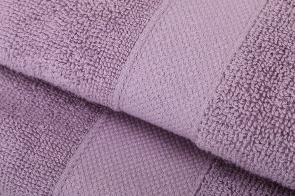 Набор полотенец махровых Tara с бордюром 2 шт 50x90 см сиреневый La Nuit 