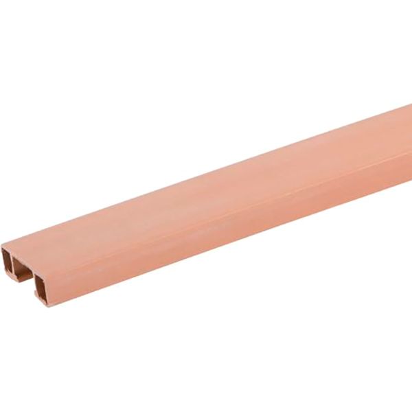 Монтажная планка ПВХ ОМіС 12х40х3000 мм паз 10x20 мм