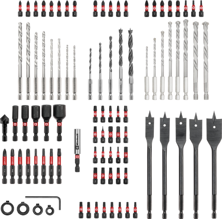 Набір біт і свердел Einhell XL-BOX 95 шт. 108798