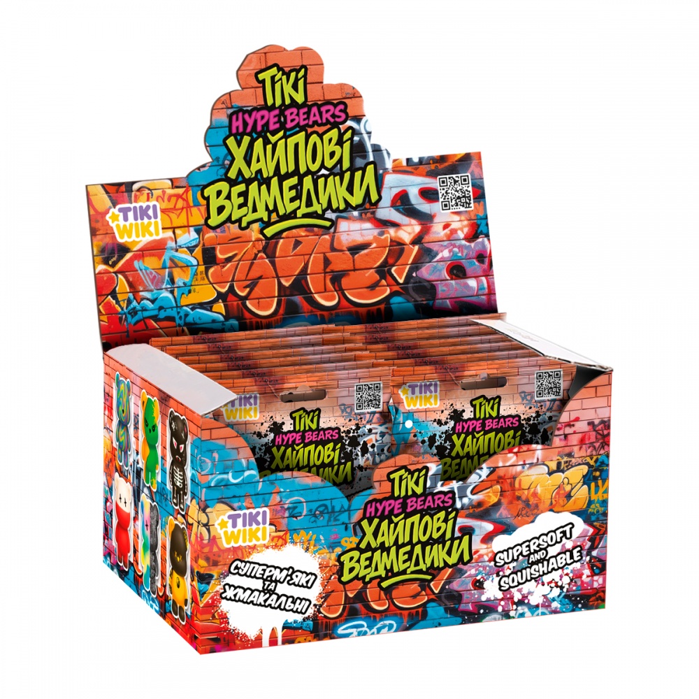 Ігрова фігурка-сквіш Tiki Wiki Tiki Хайпові ведмедики SQ027