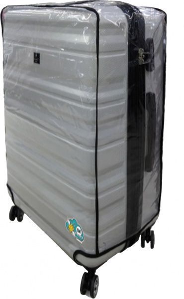 Чехол для чемодана прозрачный винил р-р L прозрачный 