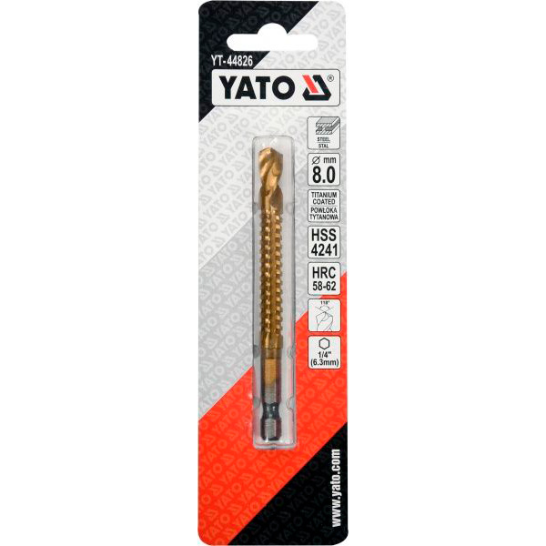 Свердло по металу YATO 99 мм 8 мм YT-44826