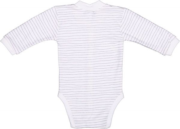 Боди детское унисекс Baby Veres Funy sparrows strip р.68 молочный 