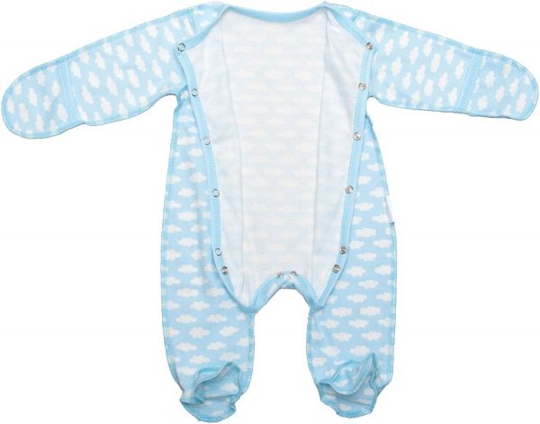 Комбінезон дитячий для хлопчика Маленькие люди тучки 9201-110 р.62 блакитний 