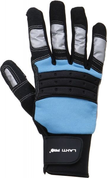 Перчатки Lahti Pro защитные светлоотражающие с покрытием микрофибра XL (10) L280710K