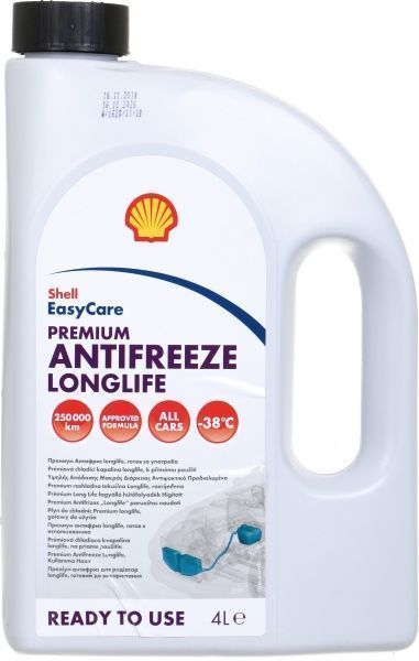 Антифриз SHELL Premium Longlife G12 4л червоний 