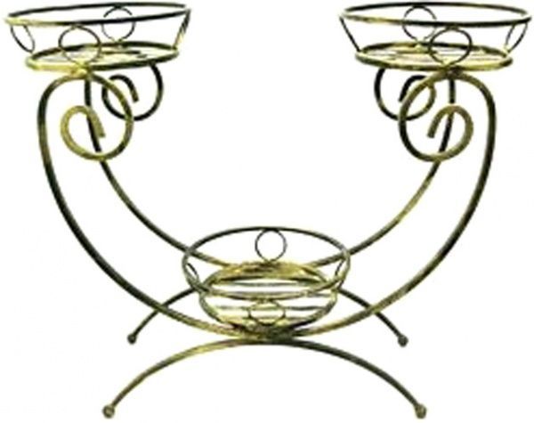 Подставка Prosperplast 10-0120 77x70 см золотой 