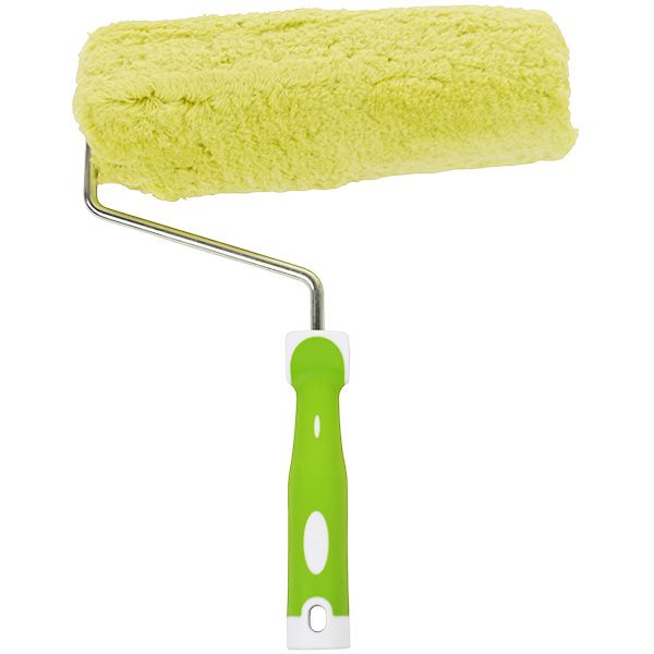 Валик с ручкой Tempo Euro Зеленый 25 см d6.8 см