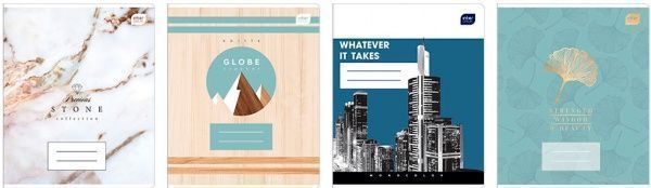 Тетрадь школьная 24 листа в линию Mix в ассортименте InterDRUK