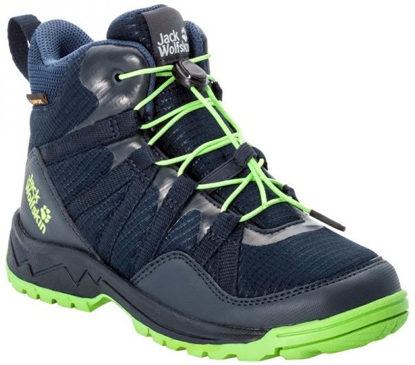 Ботинки Jack Wolfskin THUNDERBOLT TEXAPORE MID K 4036061-1184 р. EUR 32 сине-зеленый