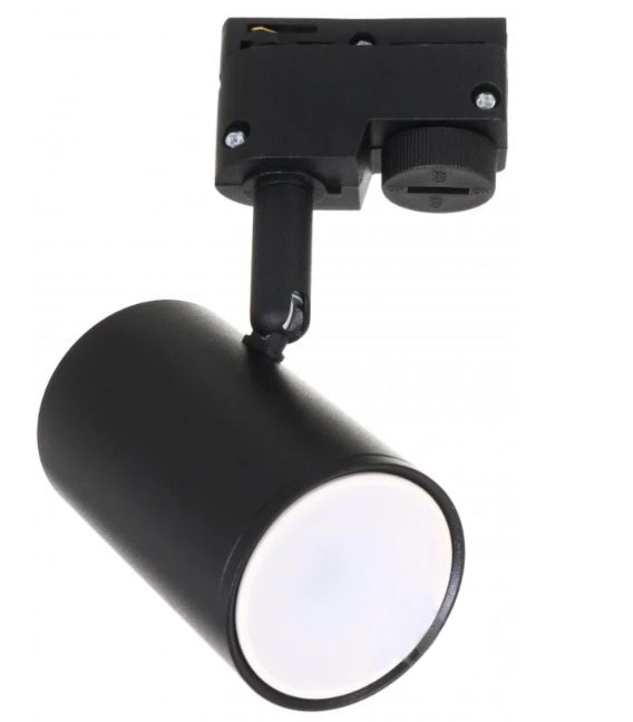 Трековый прожектор LightMaster MLT200 MR16/GU10 черный 