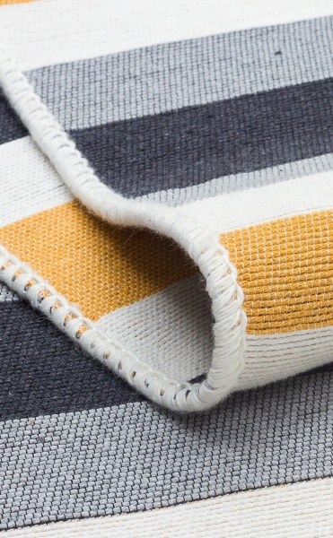 Ковер Ekohali Arya AR 24 Yellow Antrasit 160x230 см двусторонний 