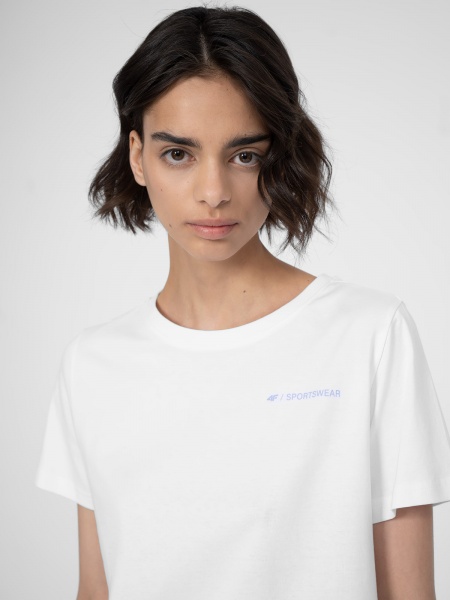 Футболка 4F TSHIRT F337 4FSS23TTSHF337-10S р.M белый