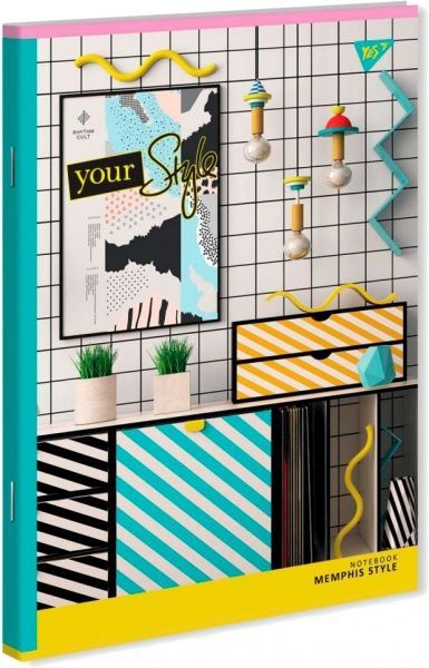 Тетрадь школьная 48 листов в клетку YES