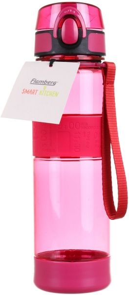 Пляшка для води Tourist 450 мл червона Flamberg Smart Kitchen