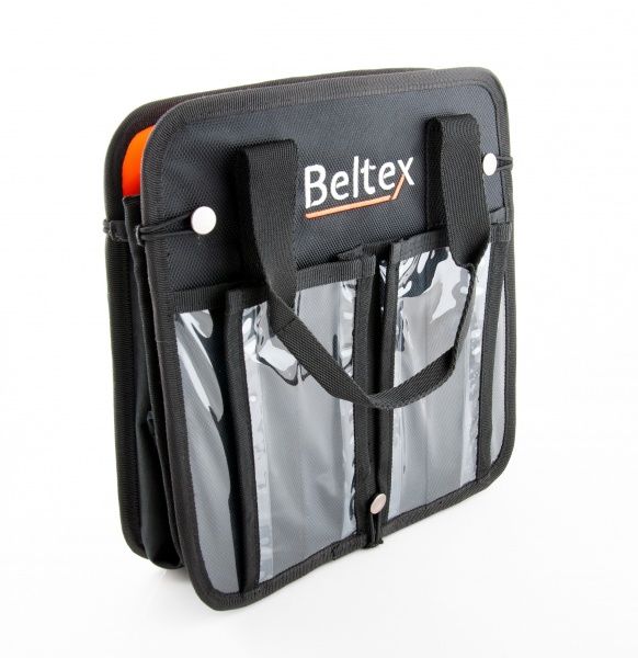 Сумка-органайзер L 58х34х31 см Beltex 37303 чорний із помаранчевим
