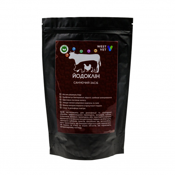 Средство дезинфицирующее WestVet Йодоклин 1 кг